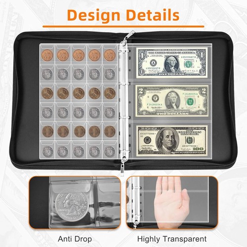 Currency collection album coin - currency,