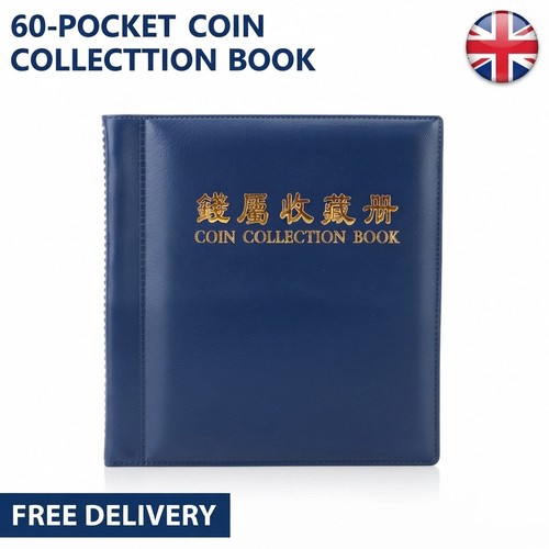 Coin album collection - 60, book