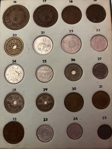Vintage japanese coin folder - vintage,