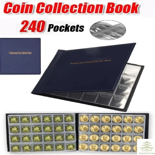 240 coins book - coins,