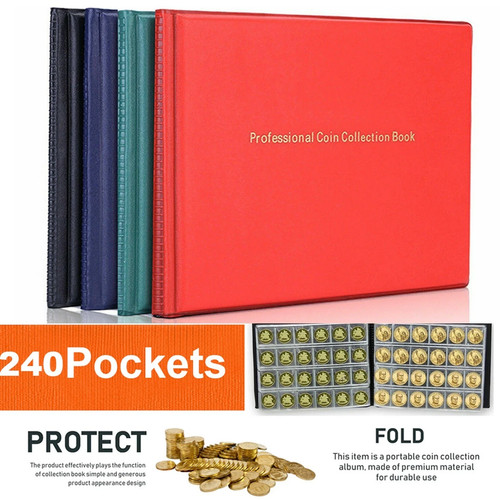 Coin album book for - 240,, 96