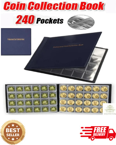 240 coin collection album - collection,