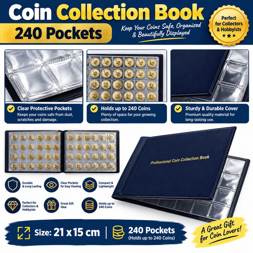 240 album coin - 240, book