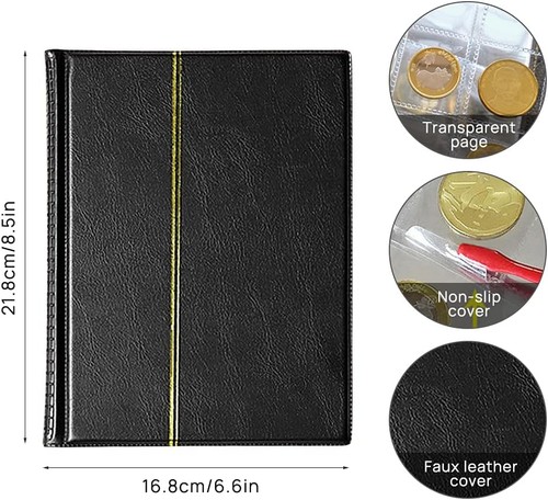 250 coins book album folder - coins,