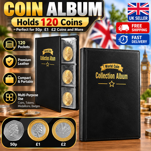 Coin album for 120 - coin,