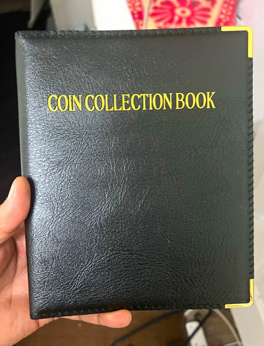 Coin collection album - coin, 3-ring