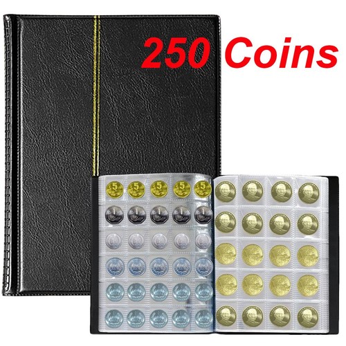 Coin collection book 250 - coin,