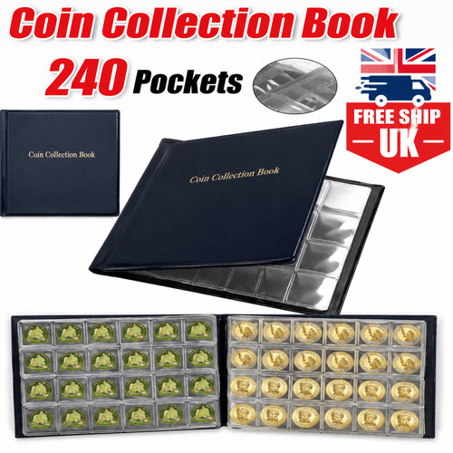 240 coin collection album - 240,